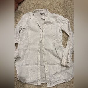 White Button-Up Shirt